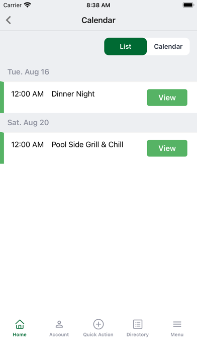 Mountain Lakes Club Screenshot