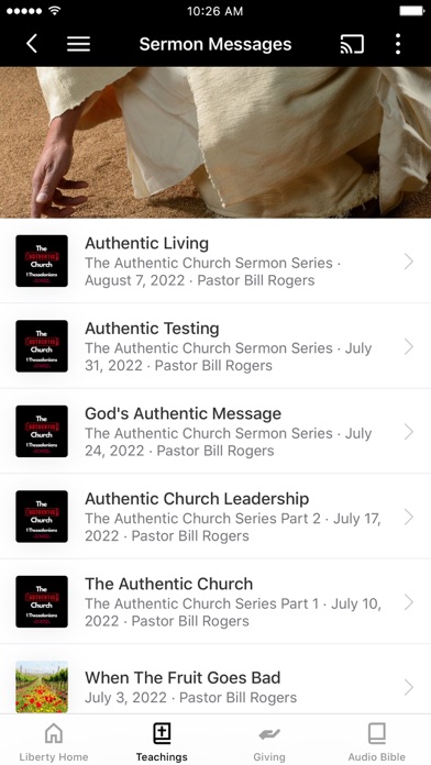 Screenshot 2 of Liberty Road Church App