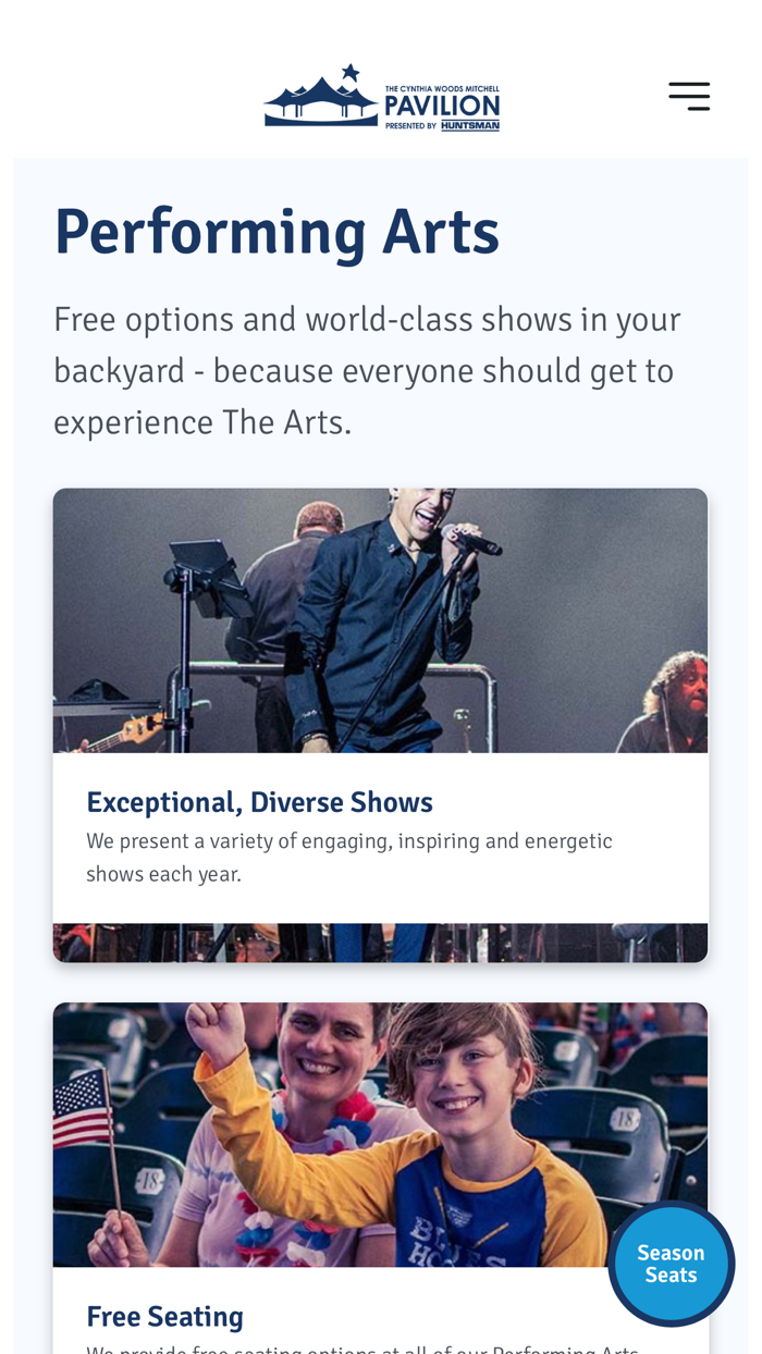 CWM Pavilion Season Seats