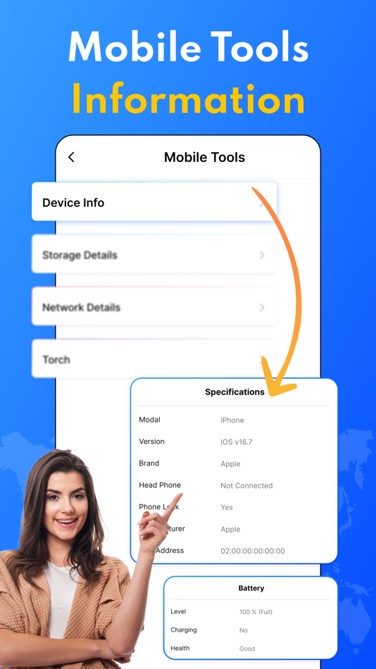 #4. Phone location tracker app (iOS) Podle: Khushal Vasani