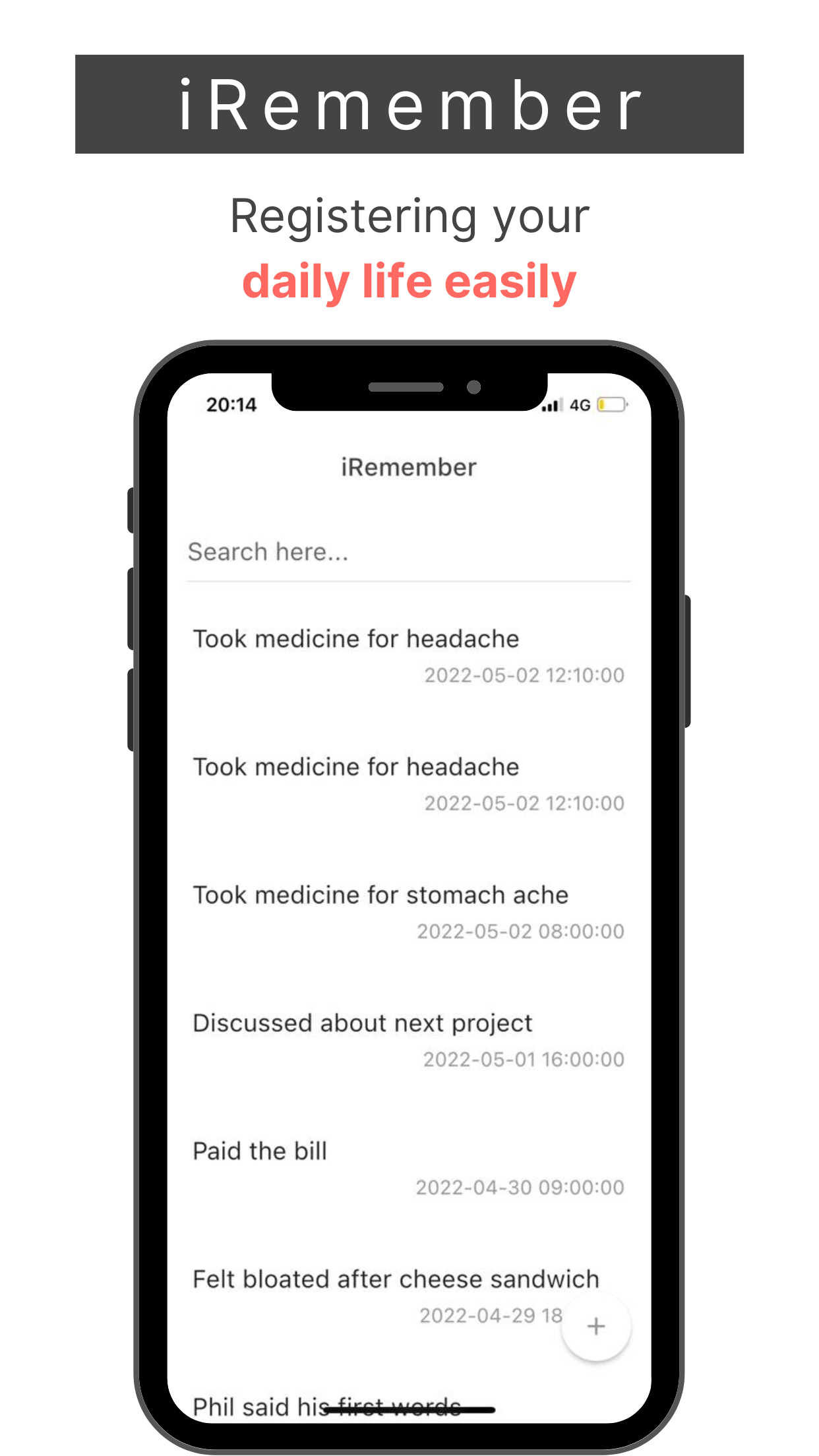 iRemember App