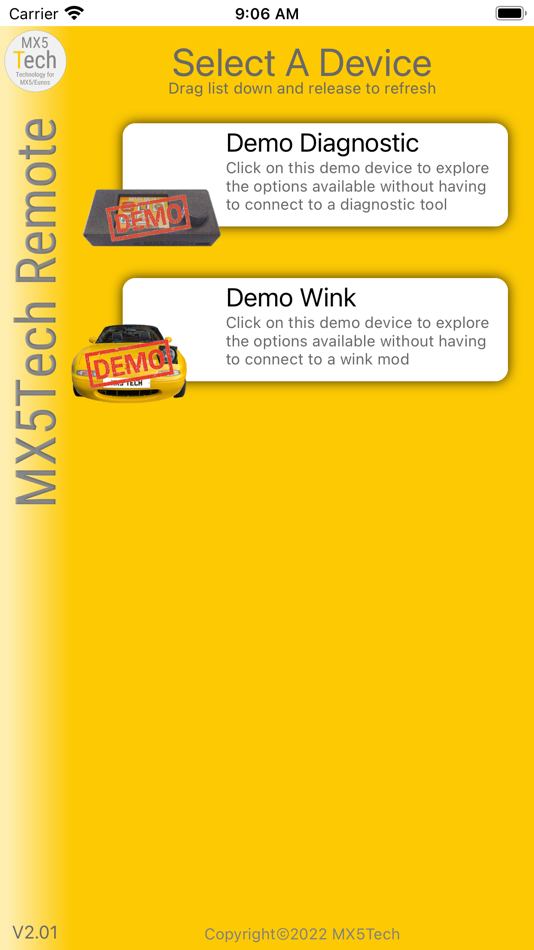 #1. MX5 Tech Remote (iOS) Podle: ILSoft Ltd