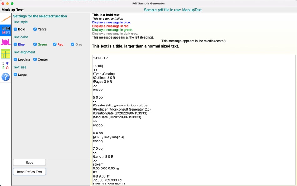 #2. PdfSampleGenerator (macOS) 由: MICRI Consult