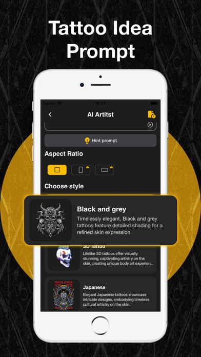 Ai Tattoo Designer Maker Screenshot