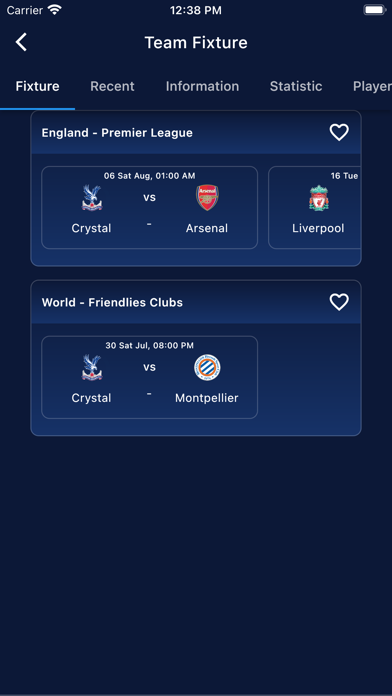 OneFootball Live Matches Screenshot