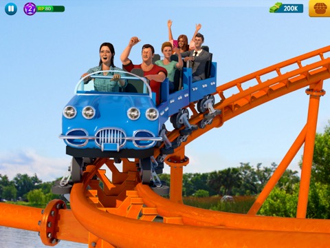 Roller Coaster Theme Park Gameのおすすめ画像1
