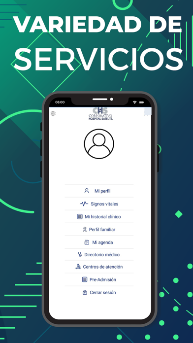 Hospital Satélite Pacientes Screenshot
