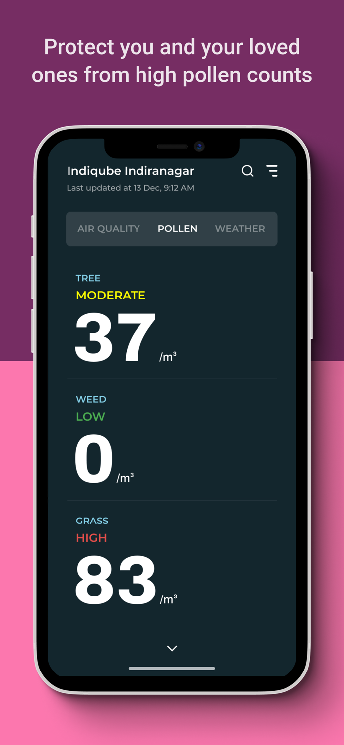 Air Quality and Pollen App-Ambee