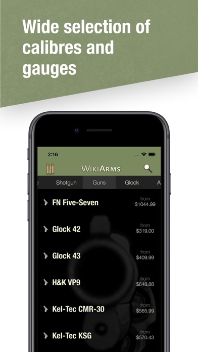 WikiArms Ammo & Firearm Engine Screenshot