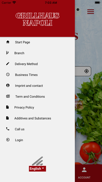 Grillhaus Napoli Screenshot