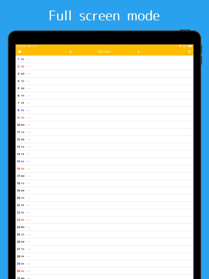 ColumnCalendar and Memo