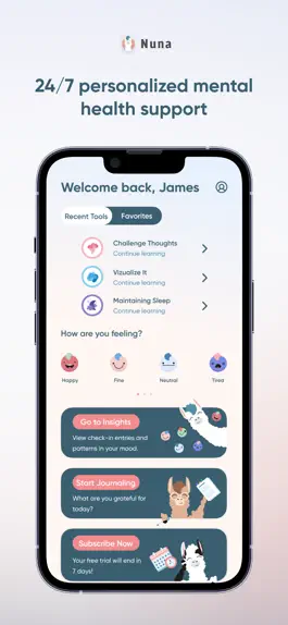 Game screenshot Nuna: Mental Health Companion mod apk
