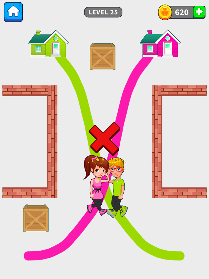 Draw To Home Puzzle Game