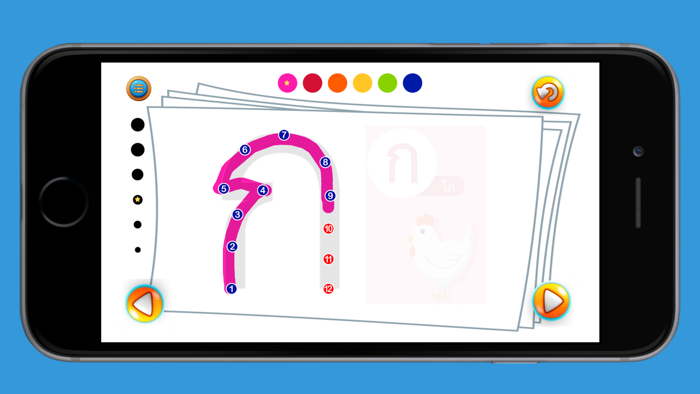 ฝึกเขียนอ่าน กขค  ABC 123