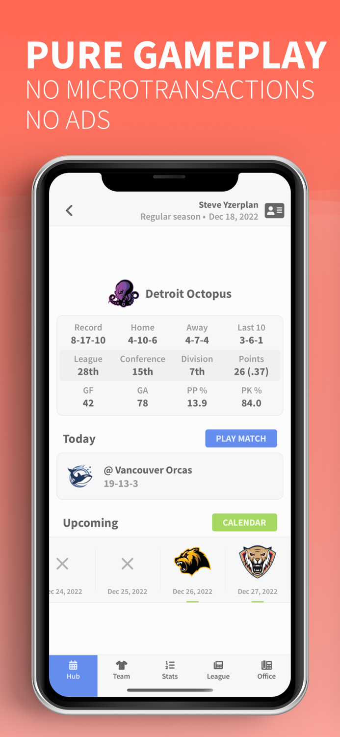 Puck Drop 2 Hockey Manager