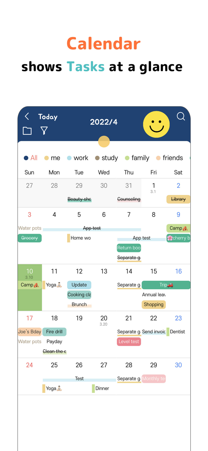 ReBorn - Task and To-do list