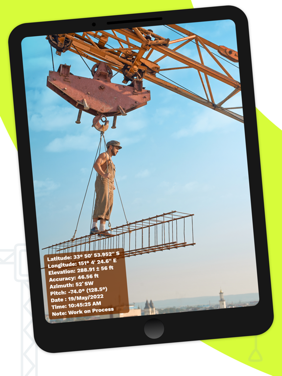 GPS Angular Camera App iPad screenshot 5 - Photo & Video app