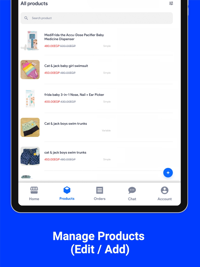 Egybasket Store Manager