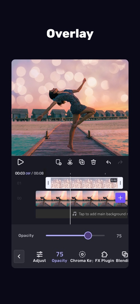 VivaCut - AI Video Editor - Dynamic Overlays