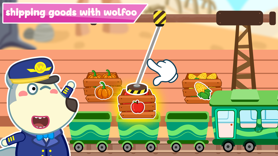 #4. Wolfoo Train - Railway Station (iOS) 由: WOLFOO LLC