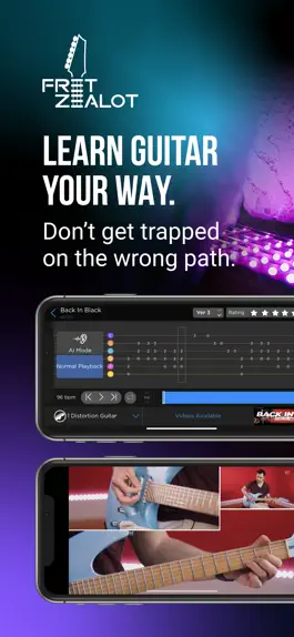 Game screenshot Fret Zealot: Learn Real Guitar mod apk