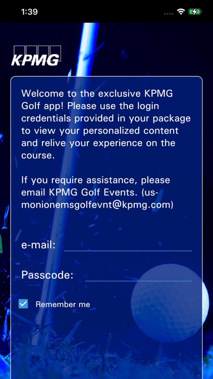 KPMG Golf