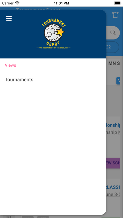 TournamentDepot Tournament Screenshot