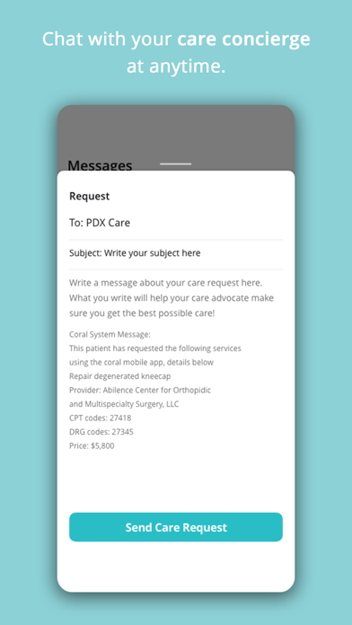 PDX Care Screenshot