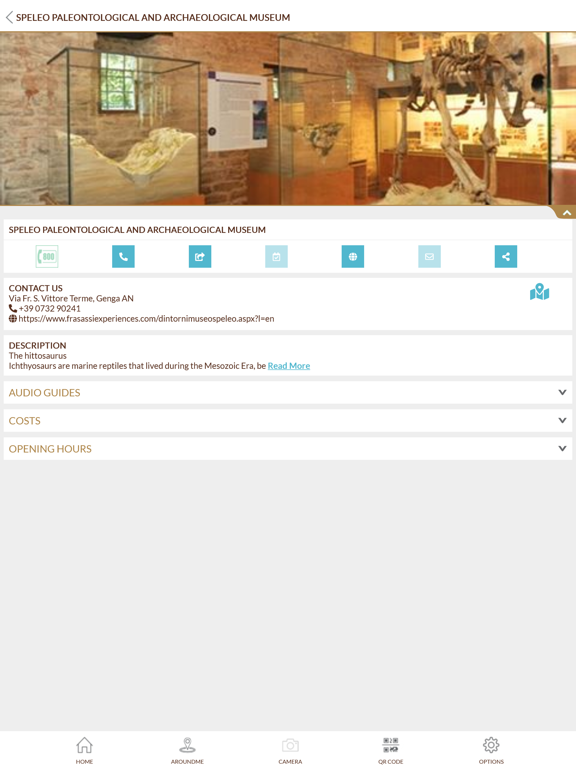 Frasassi Experiences iPad screenshot