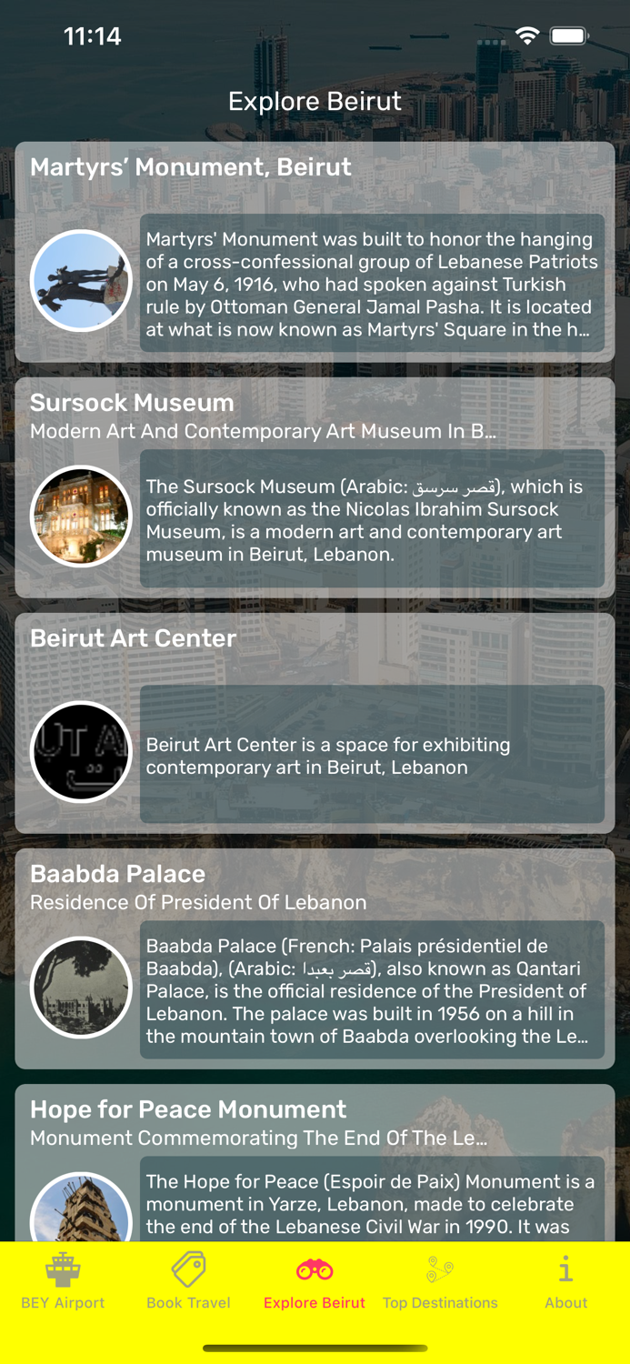 Beirut Airport BEY  Radar