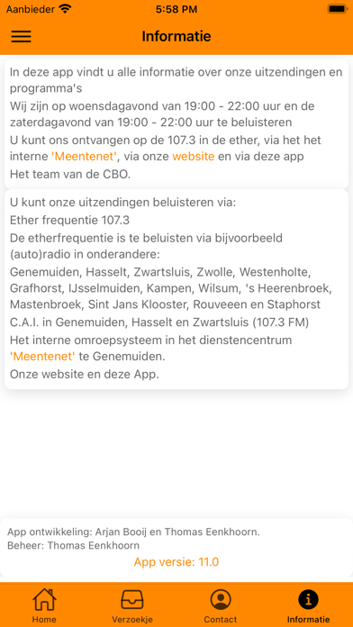CBO Zwartewaterland Screenshot