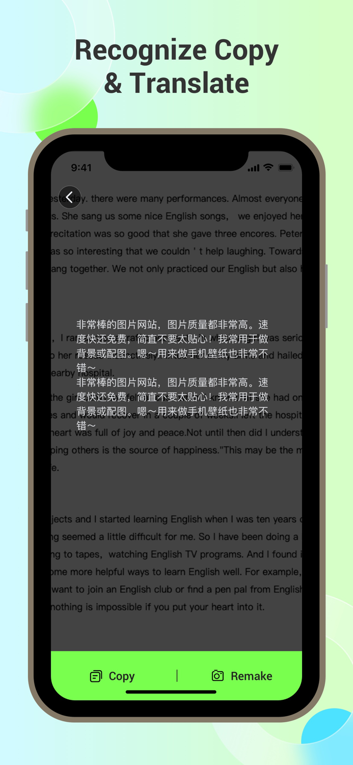 100Translator - OCR  TEXT