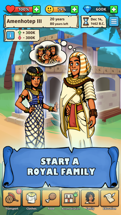 Pharaoh's Life: Idle Simulator Screenshot