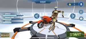 SuperHero Bike Stunt Racing Go screenshot #2 for iPhone