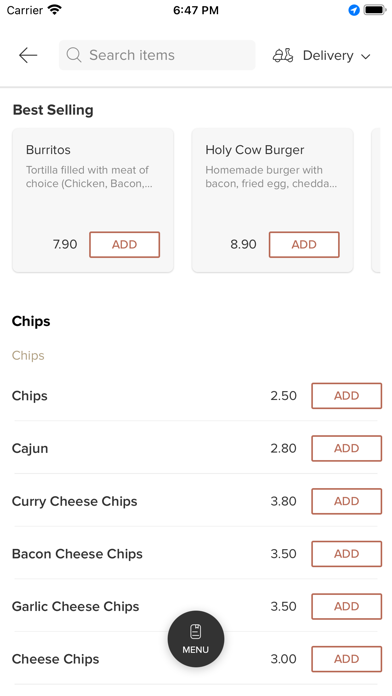 Cactus Cafe Restaurant Screenshot