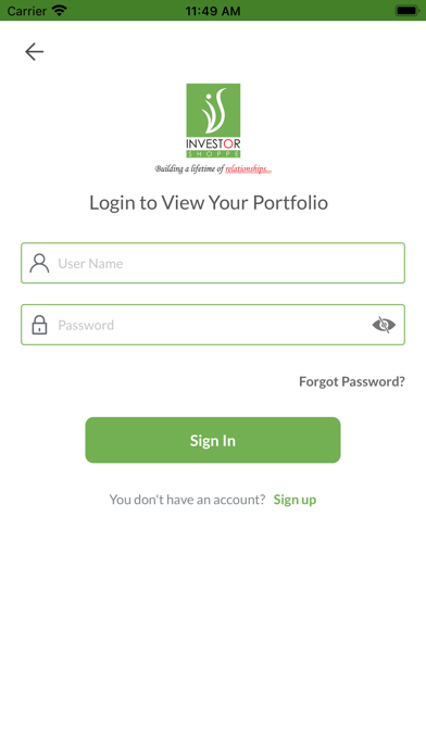 Investor Shoppe Screenshot