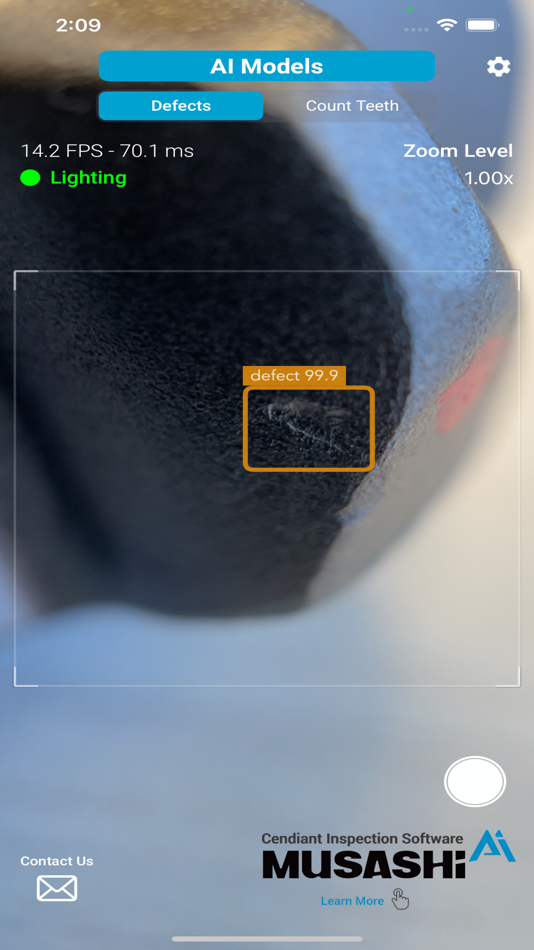 #3. Cendiant Gear Inspect Mobile (iOS) Podle: MusashiAI