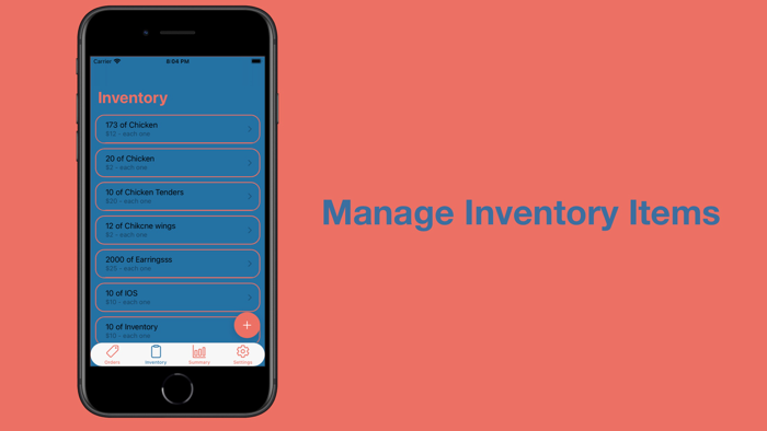 Order Inventory Manager