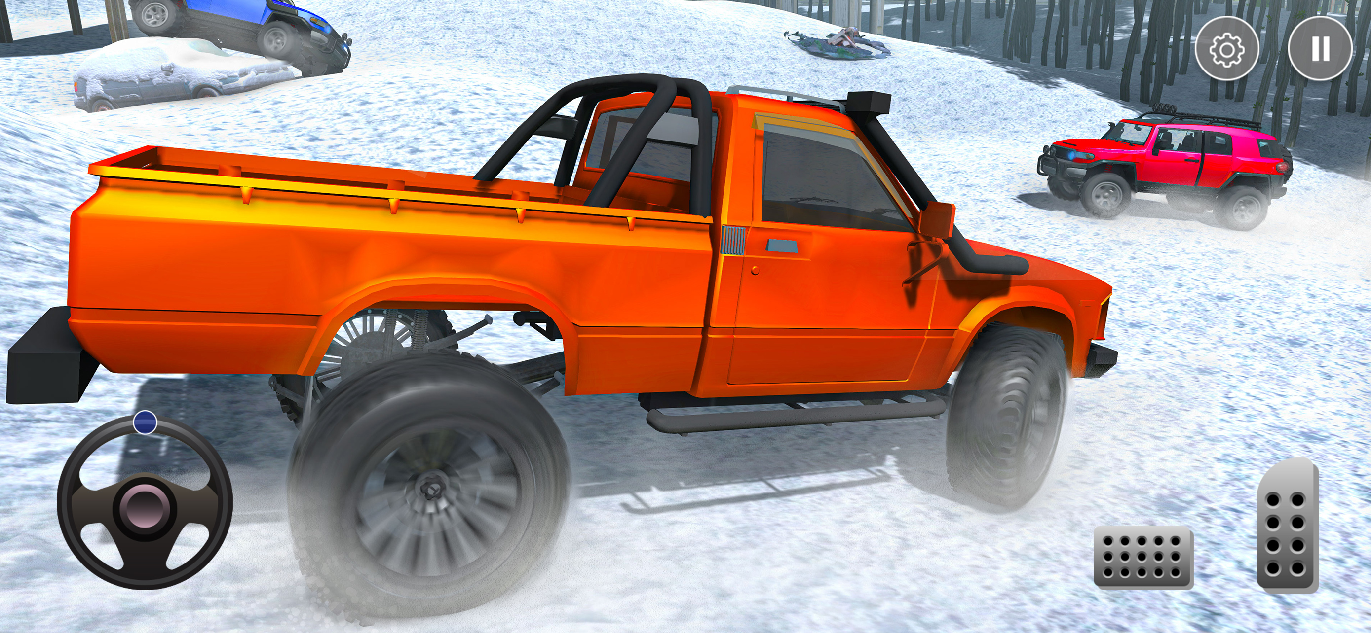 Offroad Pickup Truck Driving