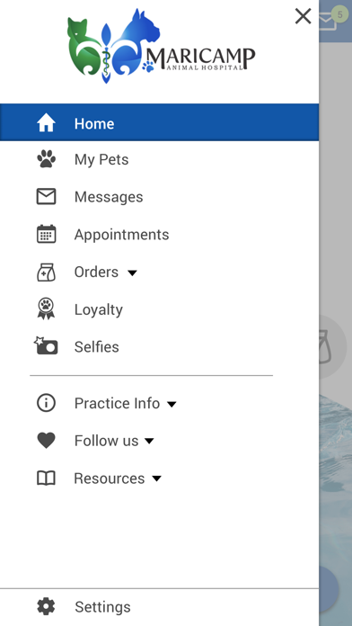 Maricamp Animal Hospital Screenshot