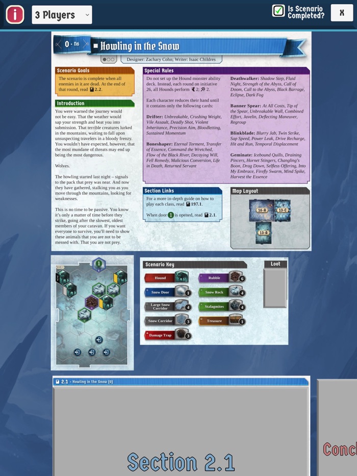 Frosthaven Scenario Viewer