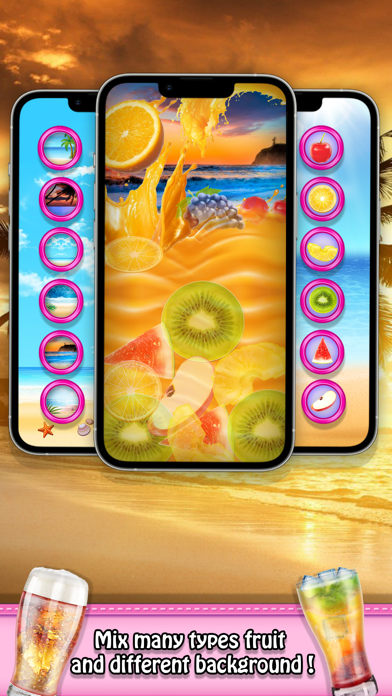 Fruit juice drinking fun Screenshot