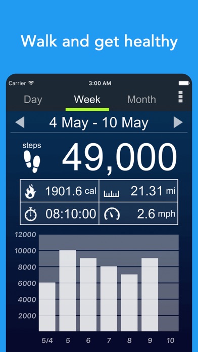 Pedometer α - Step Counter Screenshot