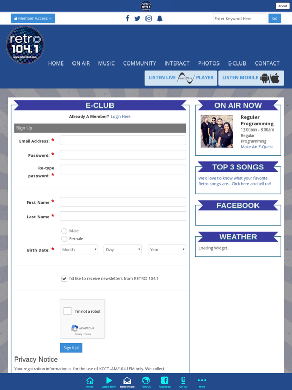 Screenshot #5 pour Retro 104.1