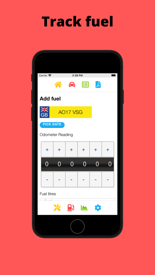 #4. Simple Mileage Tracker (iOS) Podle: John Andrew Charles Moyle