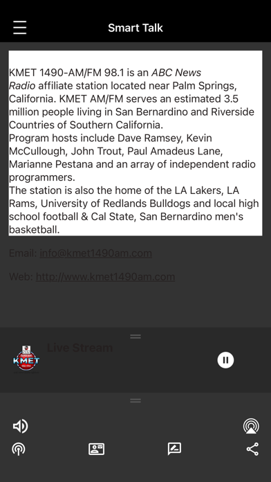 Screenshot #3 pour KMET AM/FM