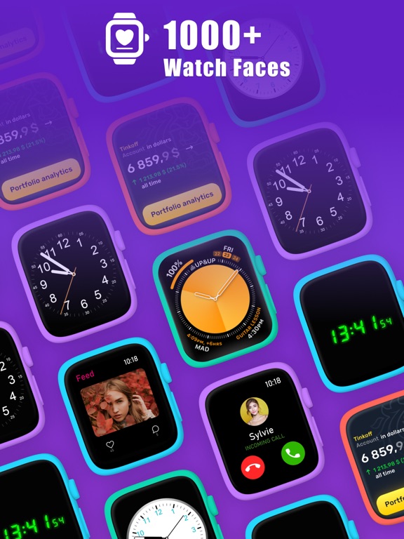 Watch Faces - Watch face iPad screenshot 1 - Lifestyle app