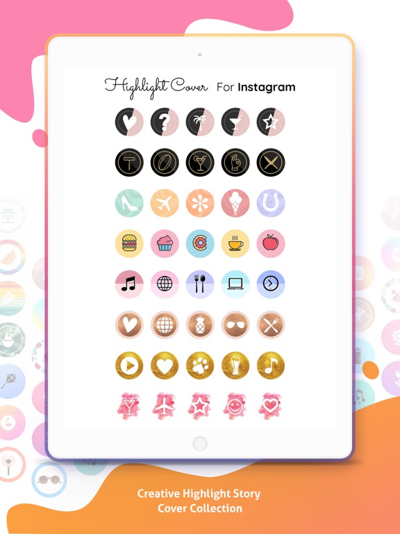 Story Highlights For Instagram iPad screenshot 4 - Graphics & Design app