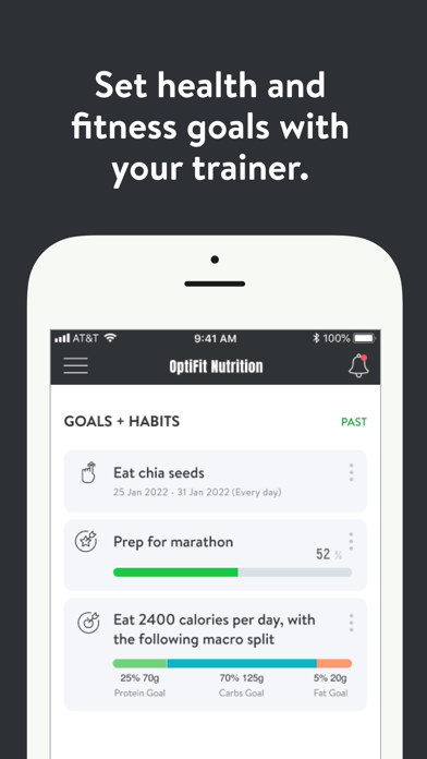 OptiFit Mobile Screenshot