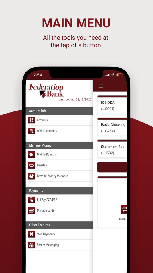 #4. Federation Bank (iOS) 由: Federation Bank